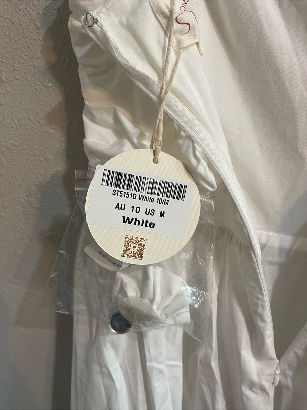 White midi summer dress - Picture 5 of 7